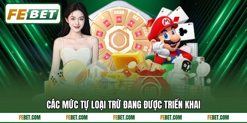 Các mức tự loại trừ đang được triển khai