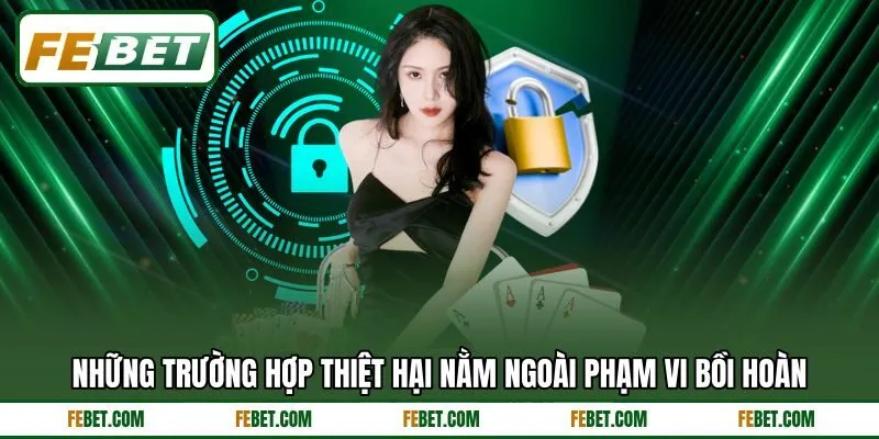 Những trường hợp thiệt hại nằm ngoài phạm vi bồi hoàn