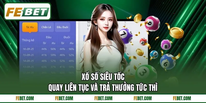 Xổ Số Siêu Tốc - Quay Liên Tục Và Trả Thưởng Tức Thì